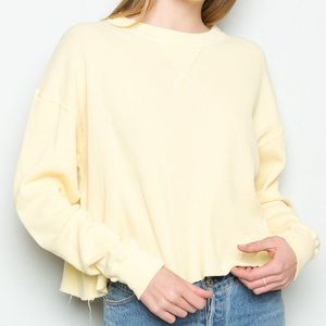 Brandy Melville Waffle Top
